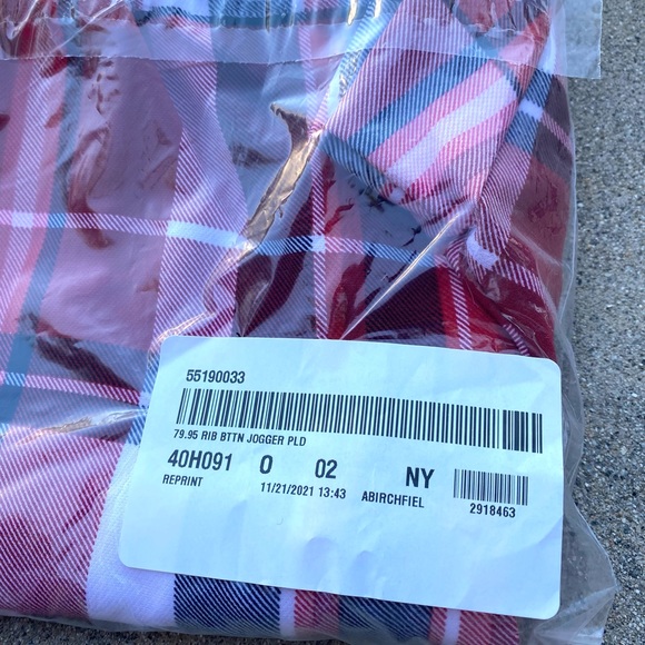 New York & Co. Plaid High Waist Jogger Pant - Picture 13 of 16